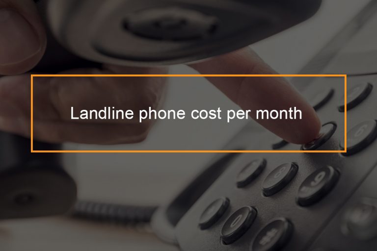 How much does it cost to get a landline? FlashMob Computing