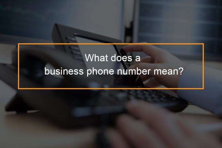 Business Phone Number Local number, Tollfree number, or Vanity number